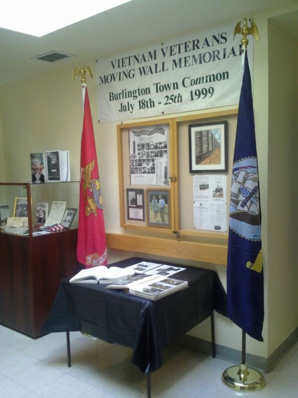 Cabinet Containing Documents and Information About the Vietnam Moving Wall