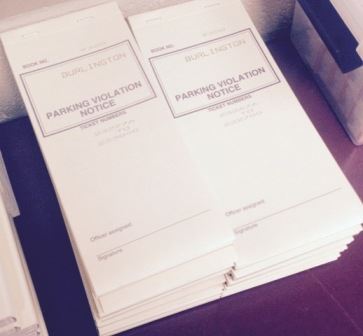 Blank Parking Violation Ticket Forms